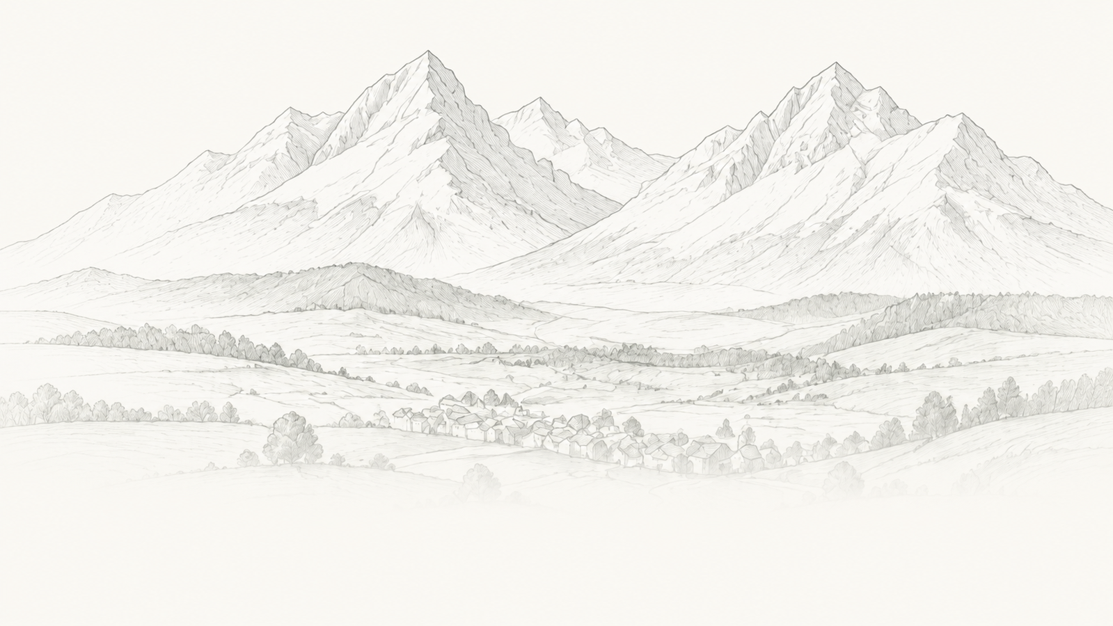 Alpine Landschaft als Onkel-Sepp-Leitmotiv